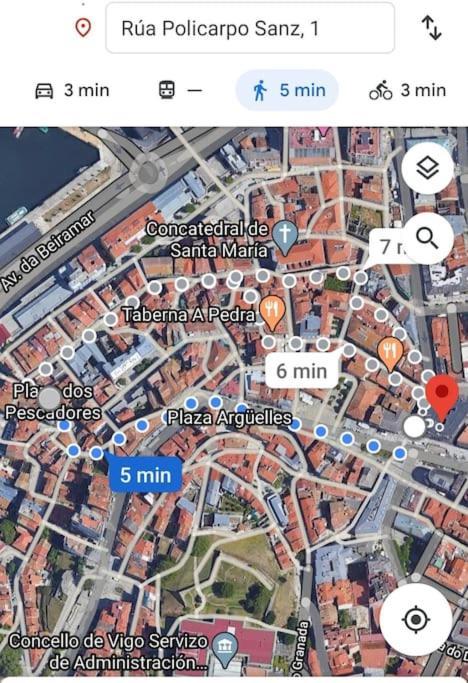 Ferienwohnung Actualizado 2024, Centro, Pleno Casco Vello Vigo Exterior foto